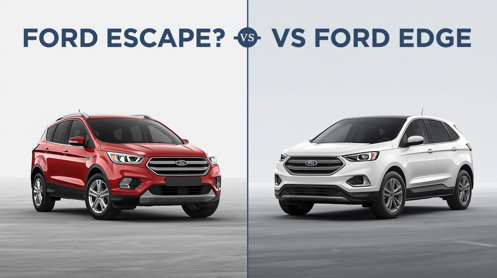 Ford Edge vs Escape: Which SUV Wins?