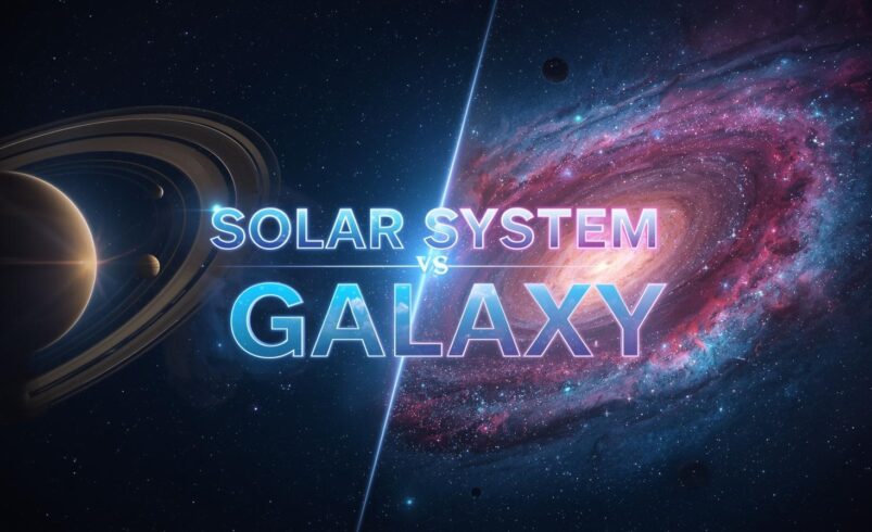 Solar System vs Galaxy: Complete Understanding Space